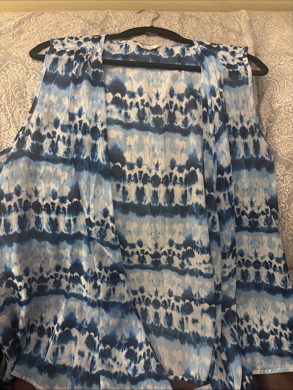 Terra & Sky Blue Tie-Dye Sleeveless Camisole
